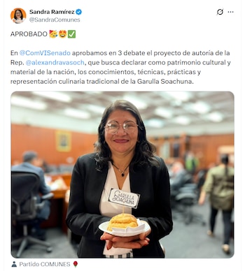 La senadora celebró el avance
