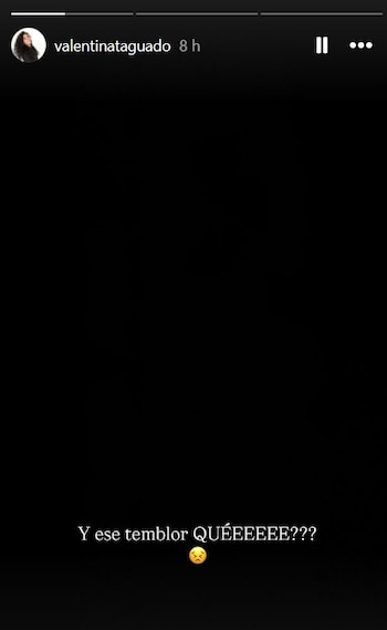 Así reaccionó Valentina Taguado al