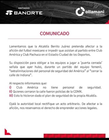 Ollamani rechaza la orden de