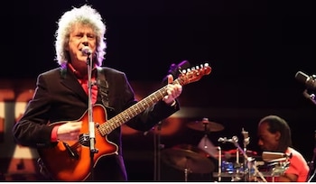 Antonio Smash, durante un concierto,