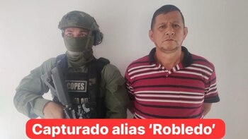 Cayó alias Robledo cabecilla principal