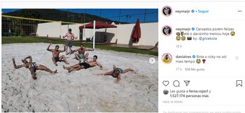 La publicación de Neymar en