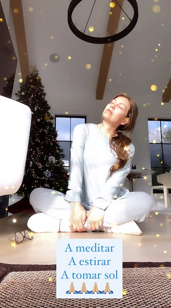 La pudimos ver mientras meditó,