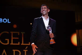 Ángel Di María fue galardonado