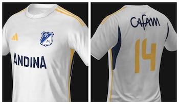 La nueva camiseta de Millonarios,