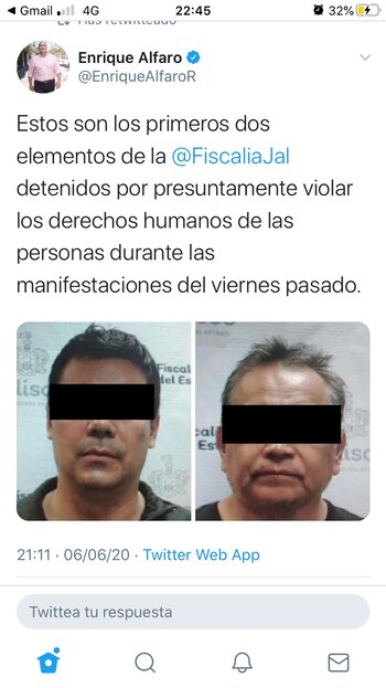 alfaro detenidos fiscalía jalisco