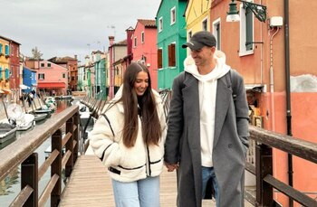 Rosa Pereira y Fabián Ruiz