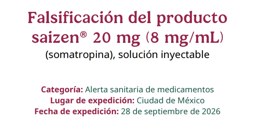 Falsificación del Producto