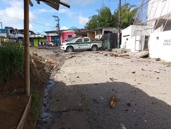 Así quedó la estación de