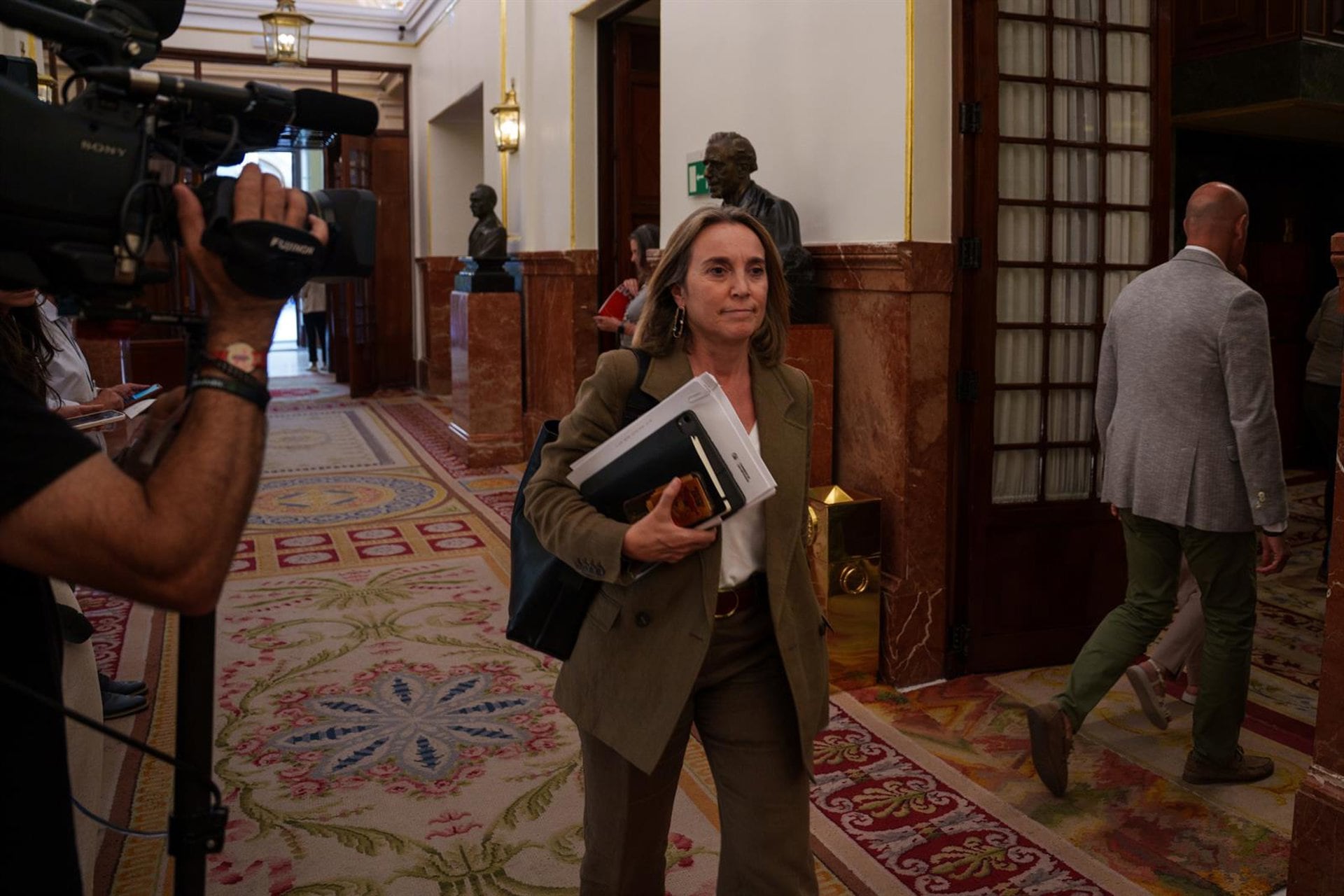 16/06/2026 La vicesecretaria de Regeneración Institucional del PP, Cuca Gamarra, a su llegada a una sesión plenaria en el Congreso de los Diputados, a 16 de junio de 2026, en Madrid (España). (Foto de archivo).
POLITICA
Matias Chiofalo - Europa Press