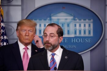 Alex Azar, secretario de Salud