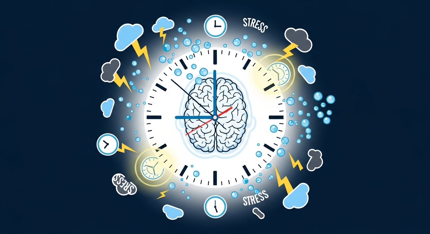 El sueño profundo activa un sistema de limpieza cerebral clave para eliminar desechos y proteínas asociadas al deterioro cognitivo, pero el estrés crónico, la depresión y el descanso fragmentado pueden alterar ese proceso y elevar el riesgo de demencia (Imagen Ilustrativa Infobae)
