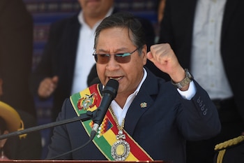 El presidente de Bolivia, Luis