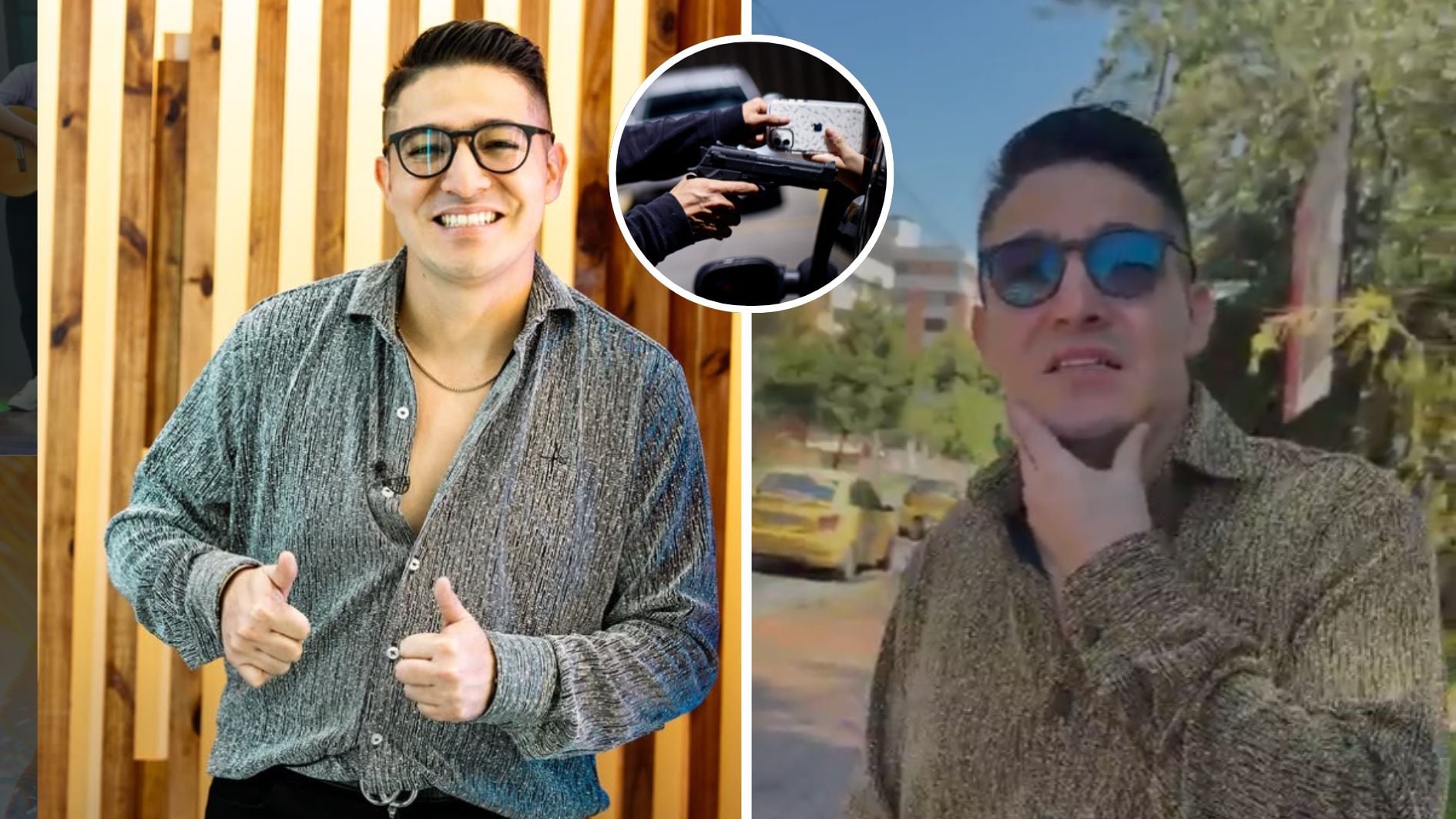 Cantante Julián Daza no se salvó de la inseguridad de Bogotá, lo robaron junto a su equipo de trabajo: “Nos puso un arma”