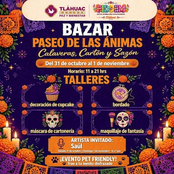 La oferta gastronómica incluye comida tradicional, tamales y comida rápida.
(Instagram/Secretaría de Turismo de la Ciudad de México)