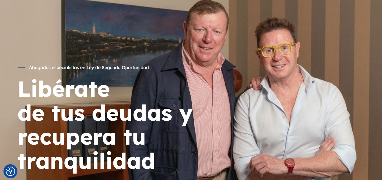 César y Jorge Cadaval en el despacho de abogados Libres de Deudas (libresdedeudas.com)