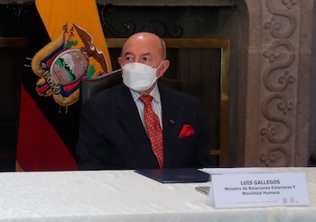 El saliente ministro de Relaciones