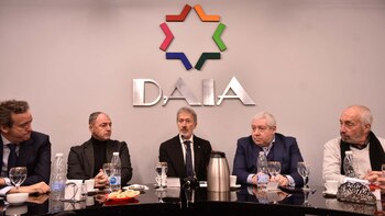 Autoridades de la DAIA se