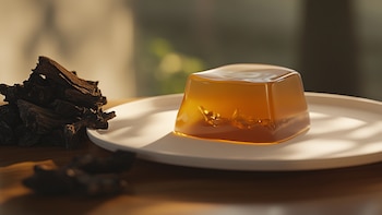 Receta de gelatina con té