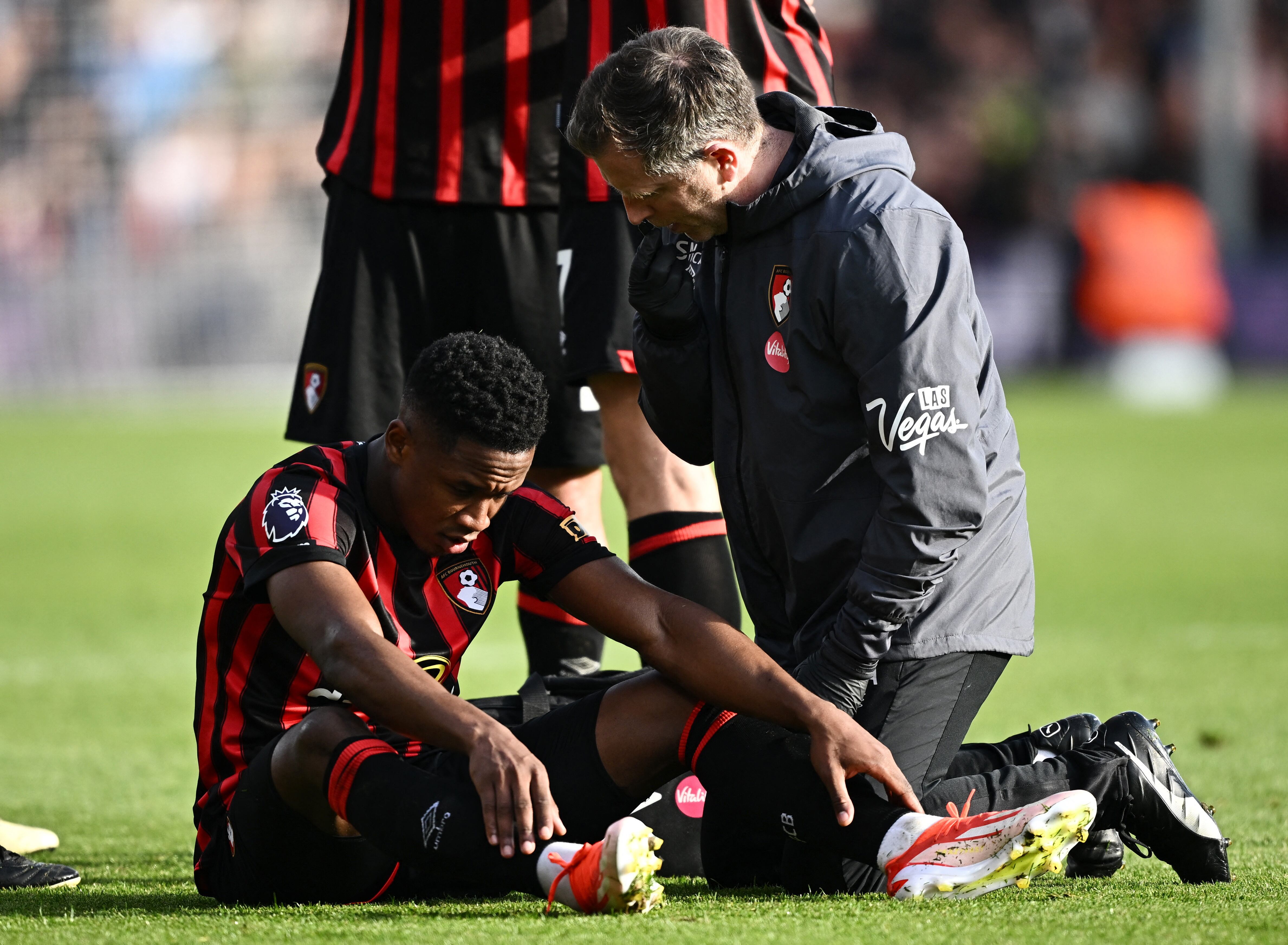 Luis Sinisterra sufrió varias lesiones con el Bournemouth, algunas lo alejaron varios meses de las canchas - crédito Dylan Martinez/REUTERS