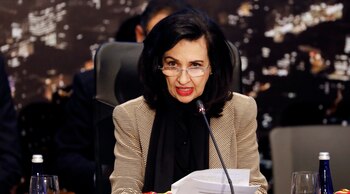 La canciller colombiana, Claudia Blum.