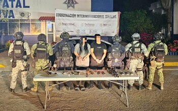 Sinaloa; Culiacán; Detenciones; armas