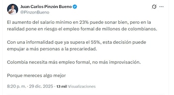 Pinzón se sumó a Cabal