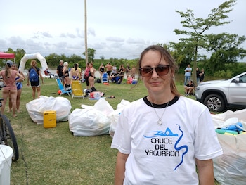 Melina, docente y madre, cumplió