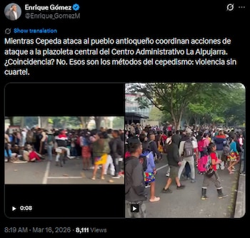 Enrique Gómez vinculó declaraciones de