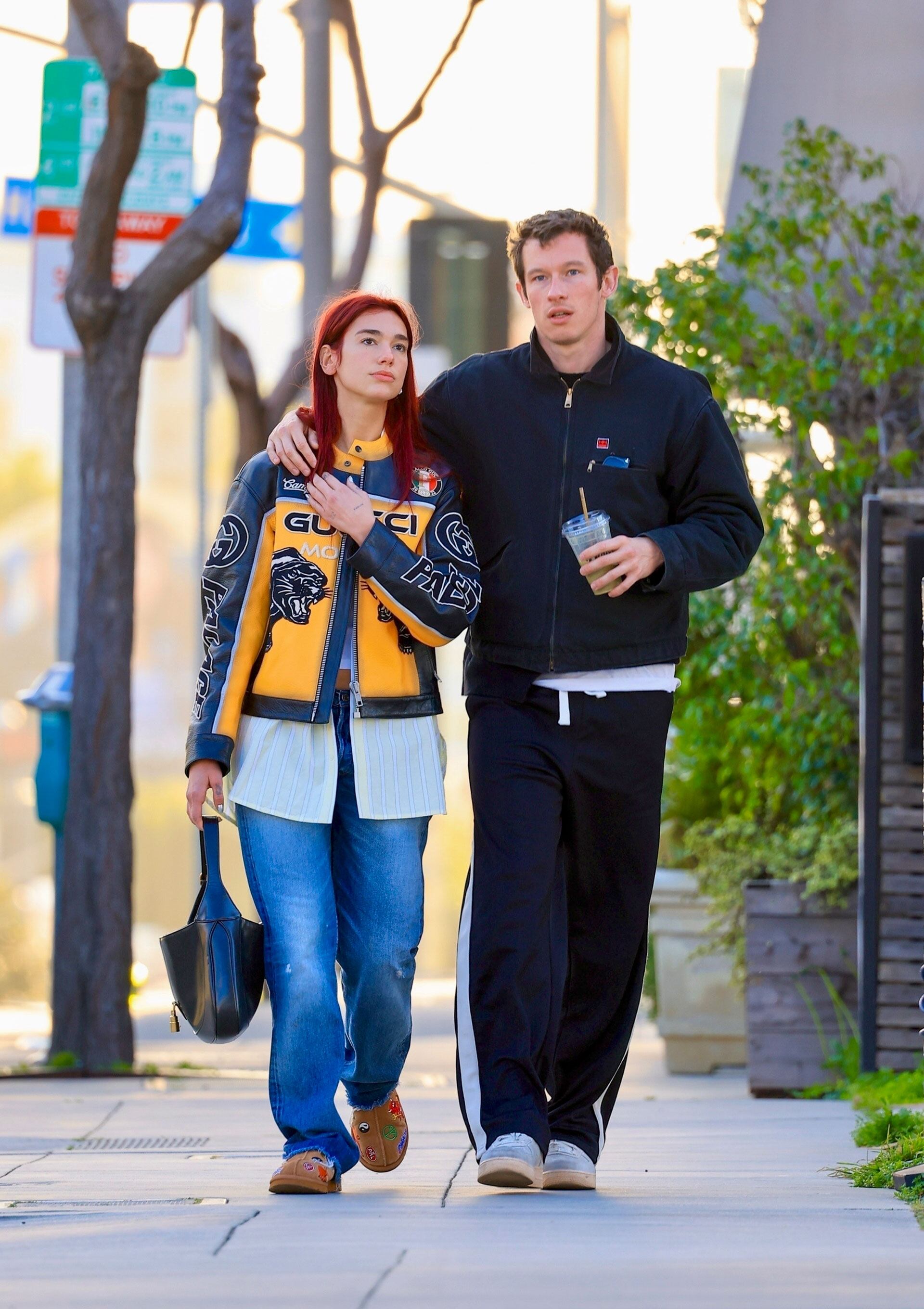 La pareja se dejó ver varias veces en público entre 2024 y 2025 (Backgrid/The Grosby Group)