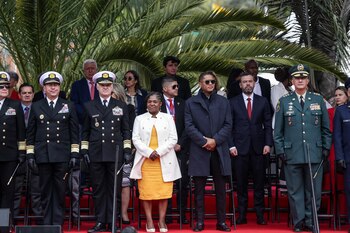 En el evento el alcalde