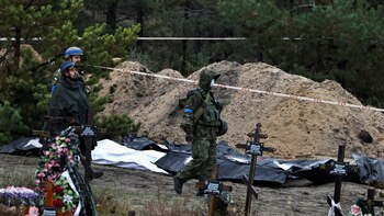 El Ejército ucraniano halló los