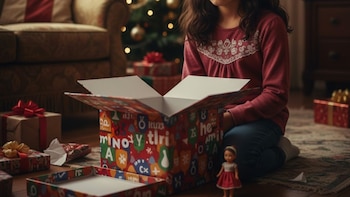 Abrir una caja gigante y