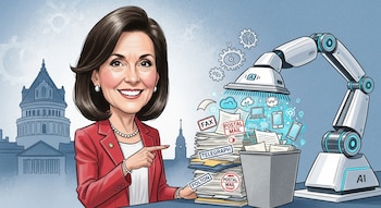 El estado de Nueva York busca eliminar normas y trámites obsoletos que aún exigen fax, telégrafo, correo postal y firmas manuscritas (VisualesIA ScribNews)