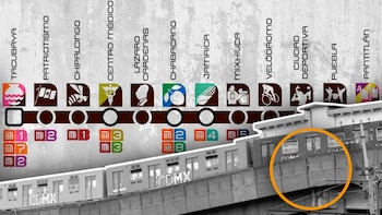 Reportan hundimiento en la L9.