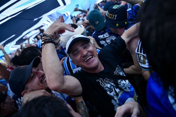Banderazo argentino en Atlanta