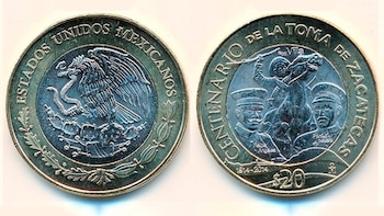Una moneda con Pancho Villa