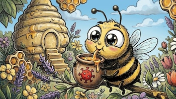 El misterioso gusto de las abejas por el alimento contaminado
