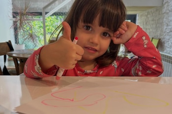 El tierno álbum fotográfico de Pilar Gamboa de su hija Ana por su cumpleaños número cuatro