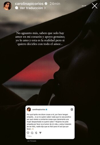 Carolina Pico, ex de Miguel