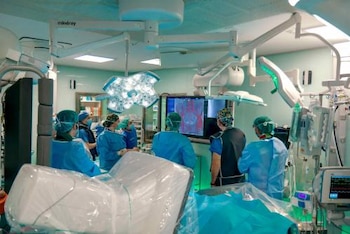 Quirófano del Hospital Universitario Virgen del Rocío