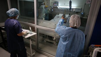 COVID-19: los pacientes en unidades
