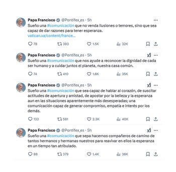 El hilo de posteos del