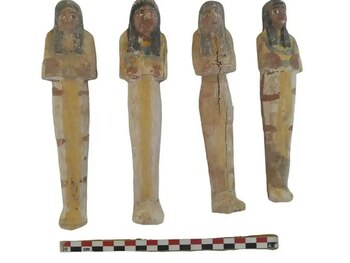 Artefactos de una tumba recién