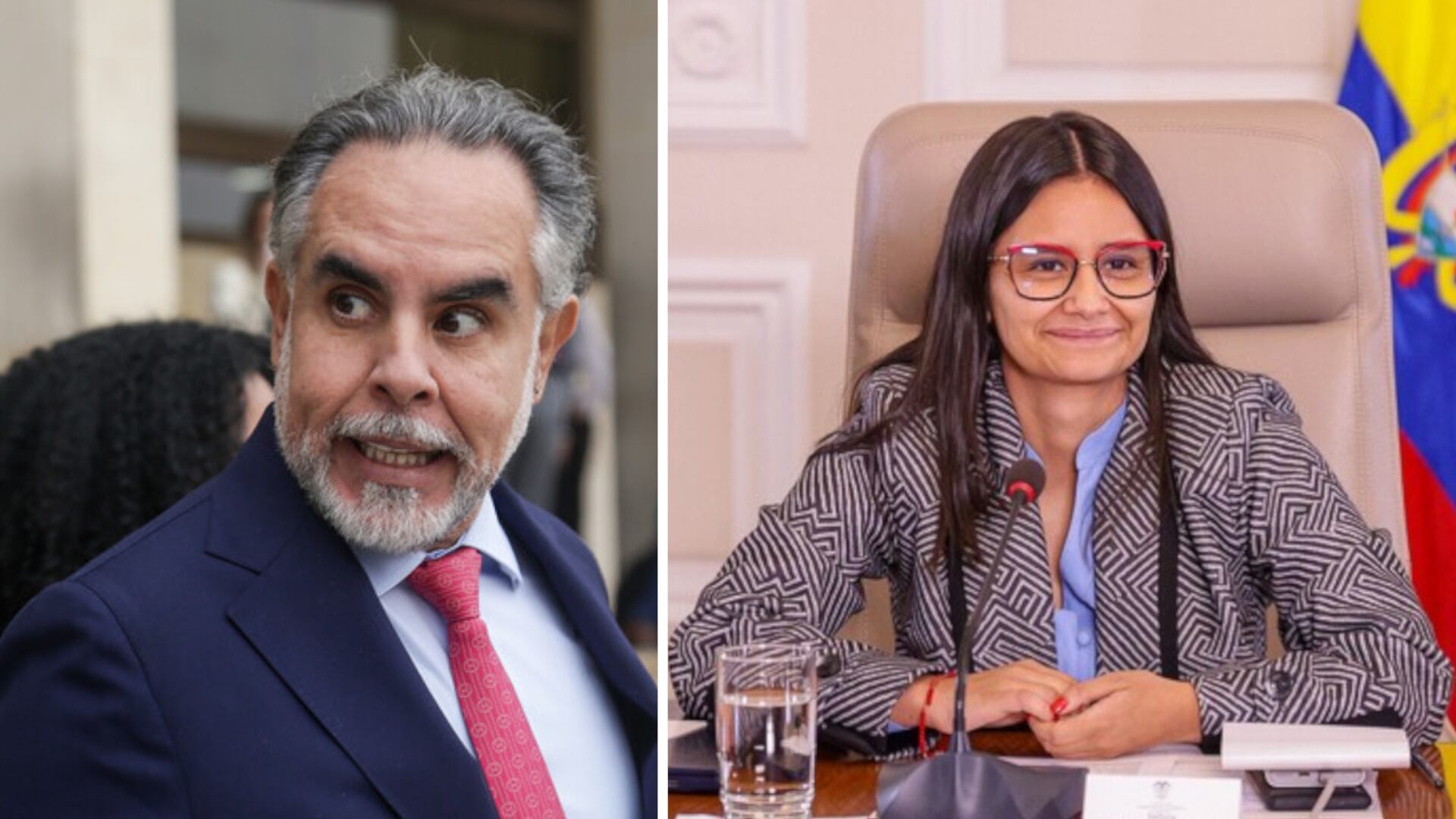 Armando Benedetti y Angie Rodríguez fueron señalados de presionar a Ángela María Buitrago en el Ministerio de Justicia - crédito Colprensa