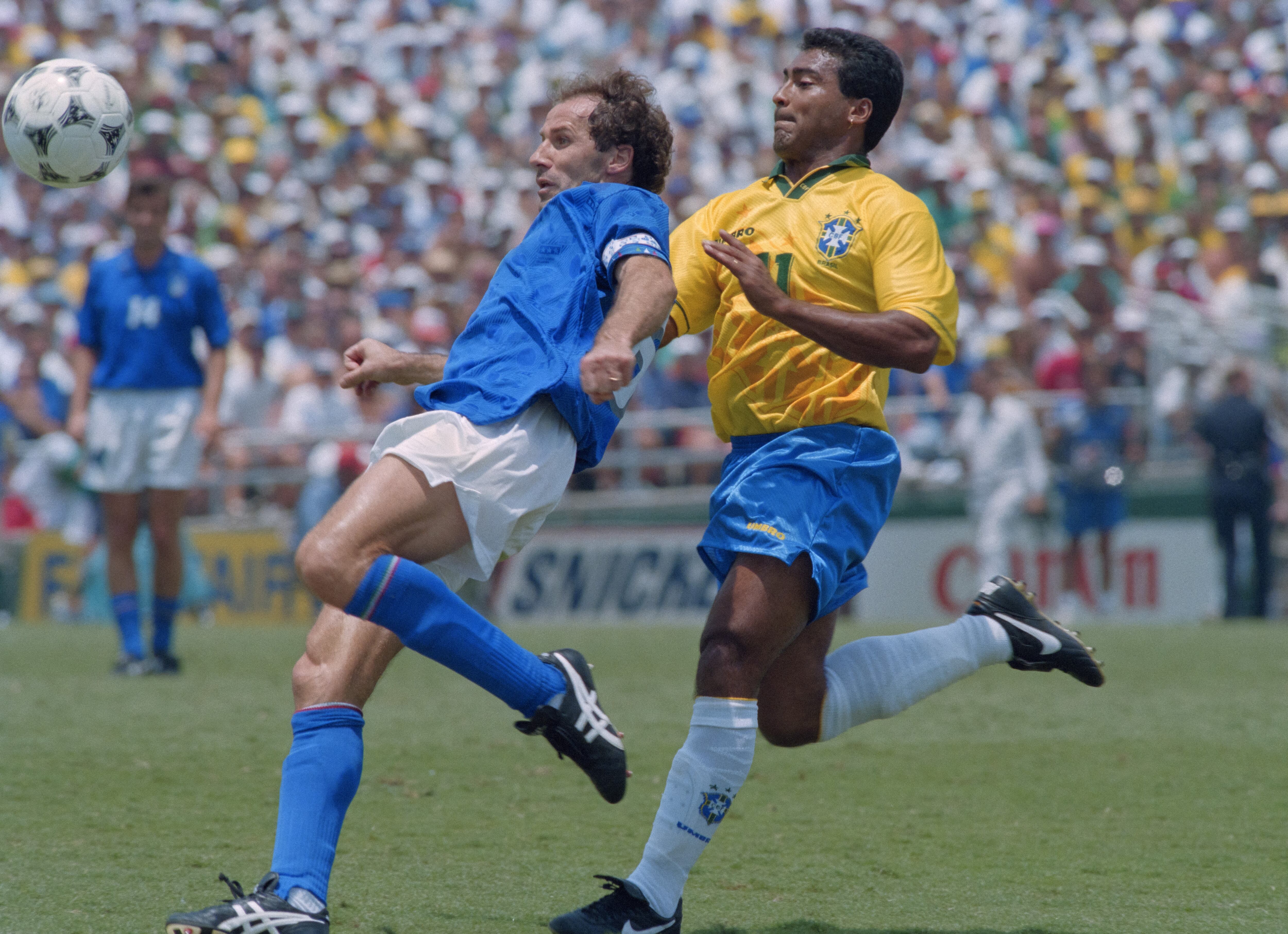 Romario, en el Mundial de Estados Unidos 94