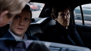 Benedict Cumberbatch y Martin Freeman