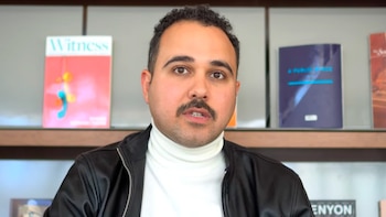 El escritor egipcio Ahmed Naji