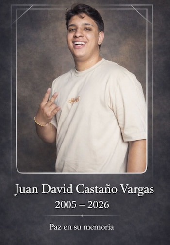 Juan David Castaño Vargas falleció