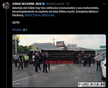 México- Pachuca accidente